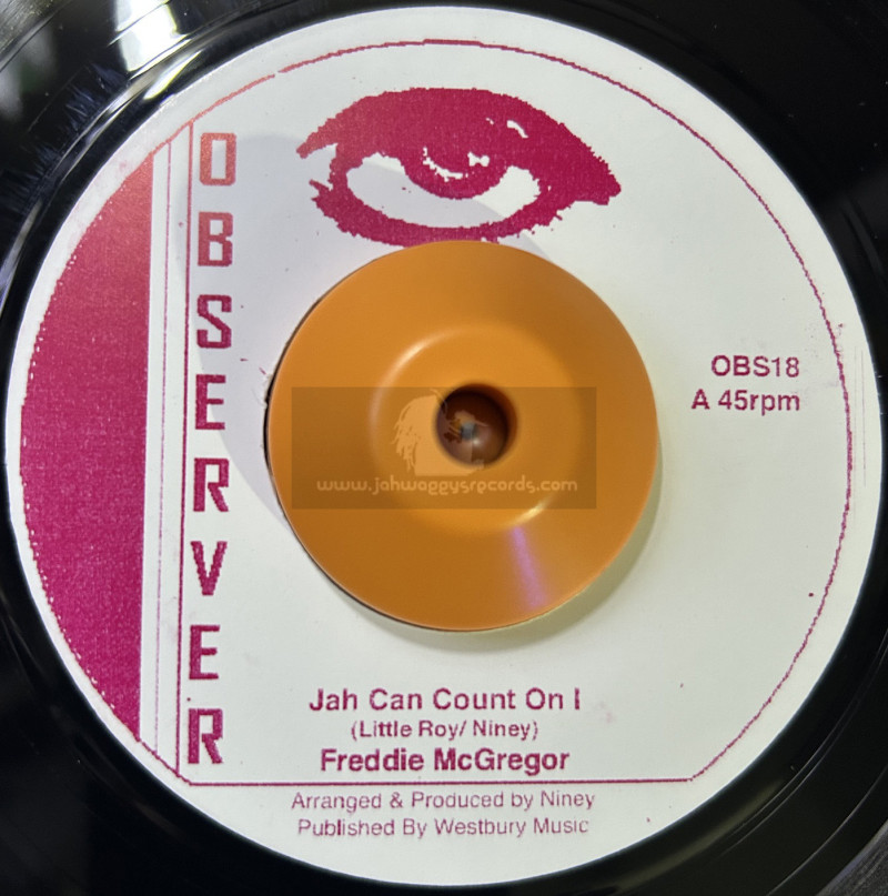 Observer-7"-Jah Can Count On I / Freddie McGregor