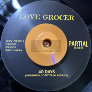 Partial Records-7"-40 Days / Love Grocer
