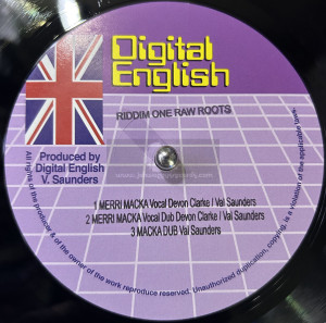 Digital English-12"-Merri Macka / Devon Clarke