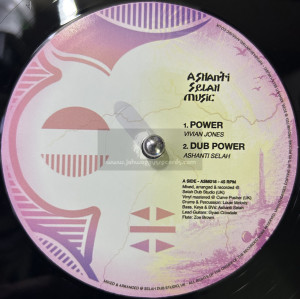 Ashanti Selah Music-12"-Power / Vivian Jones + Turbulent / Ashanti Selah Meets Uprising Sounds