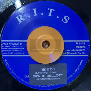 R.I.T.S-7"-Ride On / Errol Bellot  The Inn House Crew ft Vin Gordon