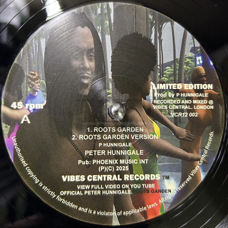 Vibes Central-12"-Roots Garden / Peter Hunnigale +