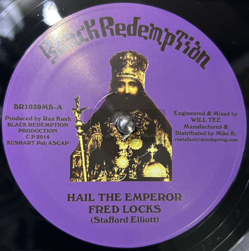 Black Redemption-10"-Hail The Emperor / Fred Locks + We Know / Micah Shemaiah