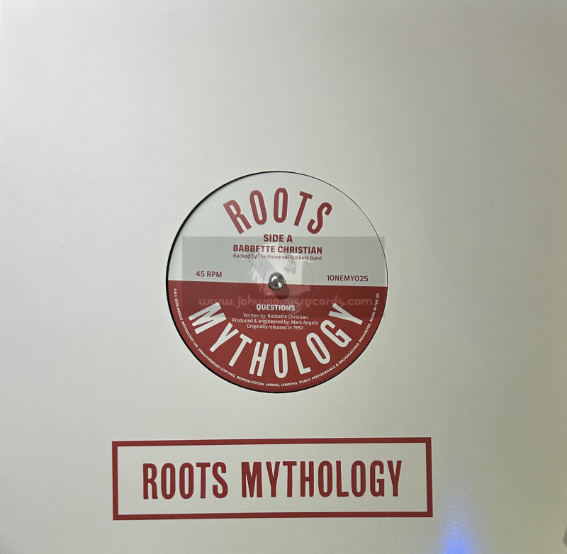 Roots Mythology-10"-Questions /  Babbette Christian + In Every Glance / Babbette Christian