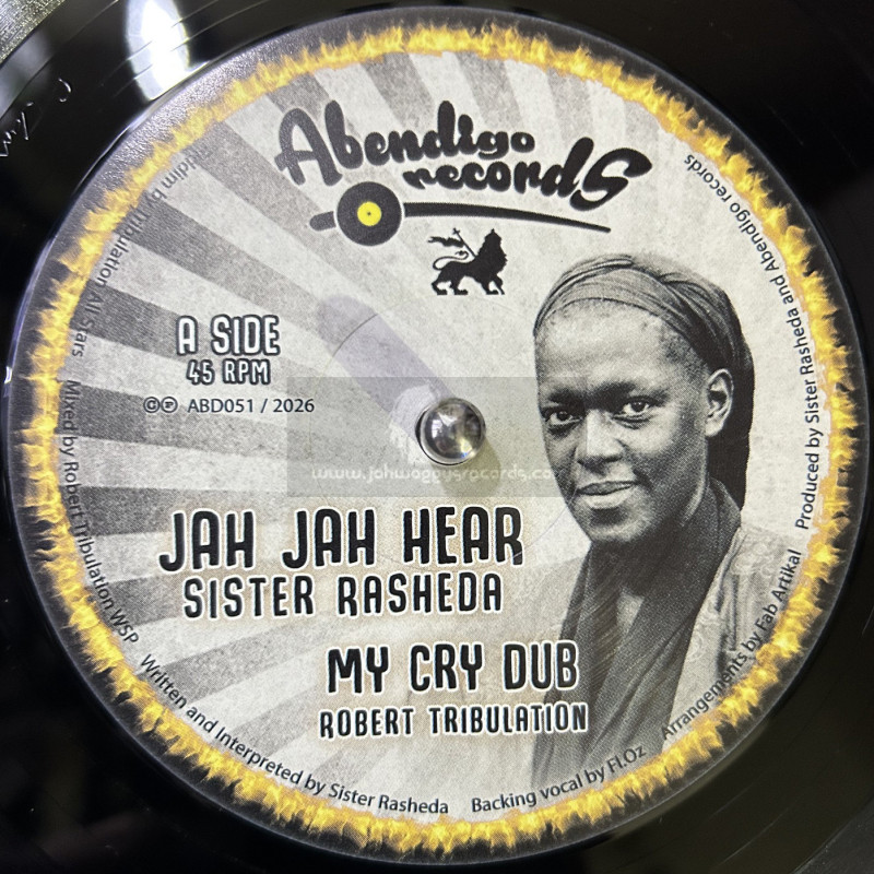 Abendigo Records-12"-Jah Jah Hear / Sister Rasheda + Stone / Prince Alla