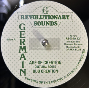Revolutionary Sounds-12"-Age Of Creation / Cultural Roots