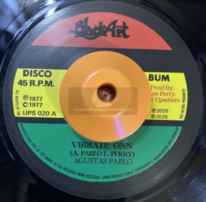 Black Art-7"-Vibrate Onn / Augustus Pablo