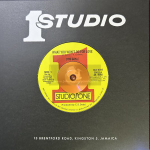 Studio One-7"-What You Won't Do For Love / Otis Gayle