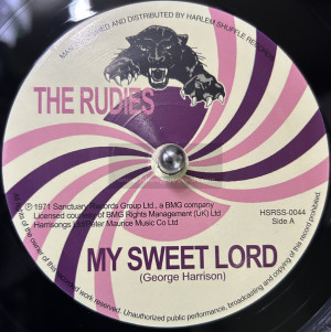 Harlem Shuffle-7"-My Sweet Lord / The Rudies + Devils Lead Soup / The Rudies