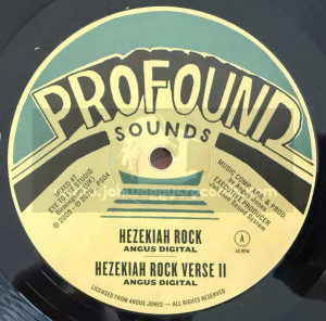 Profound Sounds-12"-Hezekiah Rock / Angus Digital + Zuma Rock / Angus Jones