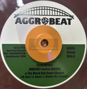 Aggrobeat-7"-Taste Of Love / Marcus I Meets aDUBta