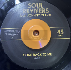 Acid Jazz-7"-Come Back To Me / Johnny Clarke
