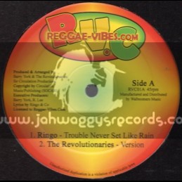Reggae Vibes-12"-Trouble Never Set Like Rain + Know Yourself / Ringo & The Revolutionaries