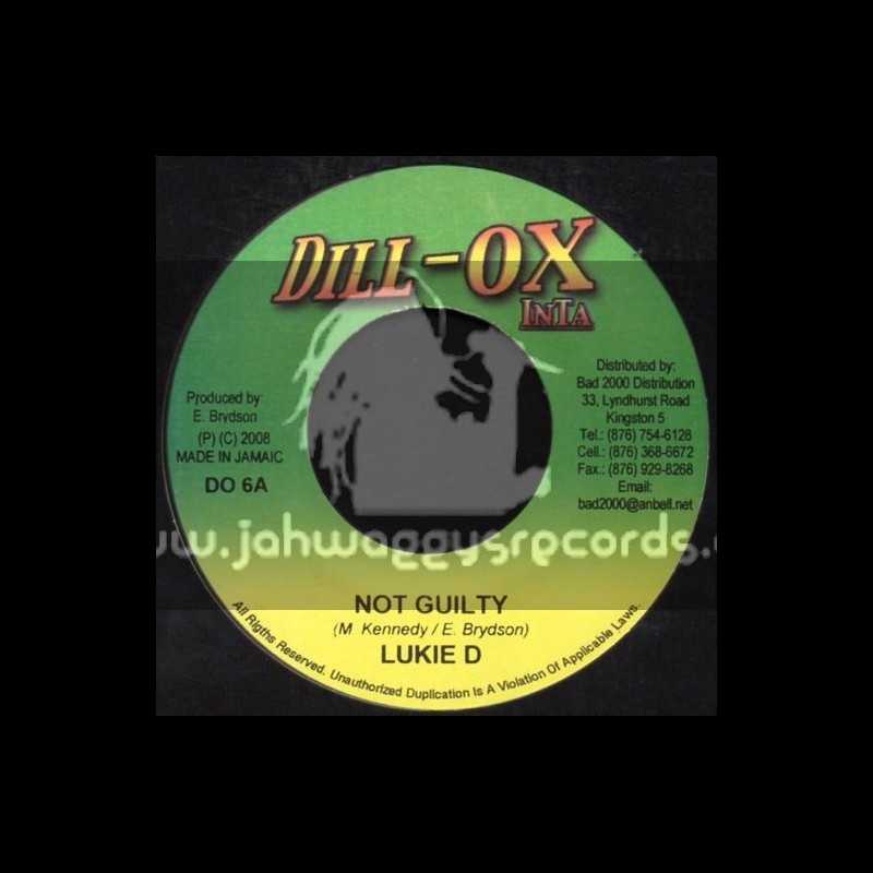 Dill-Ox Inta-7"-Not Guilty / Lukie D