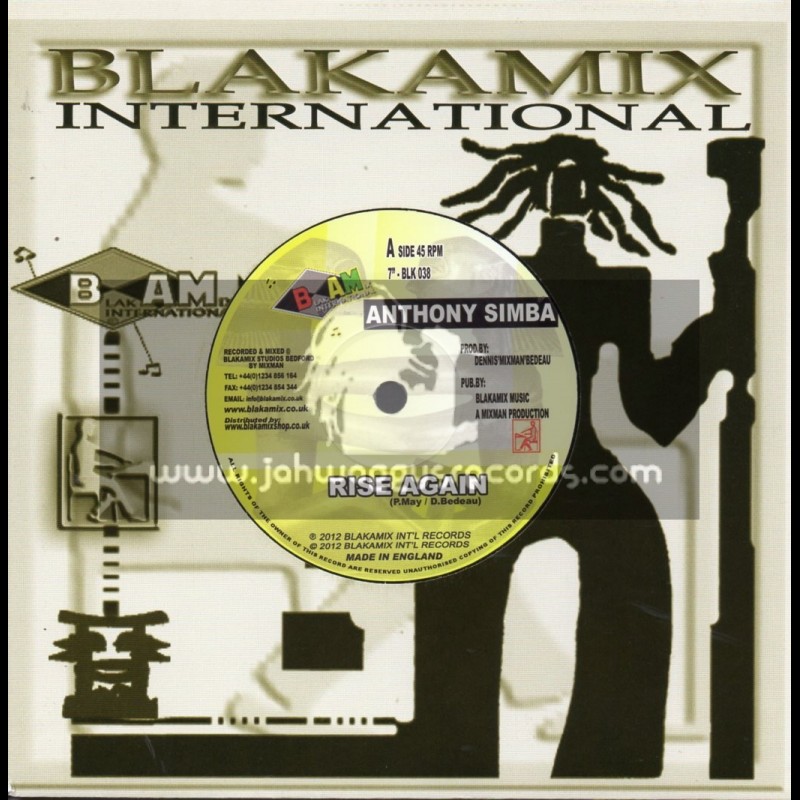 Blakamix International-7"-Rise Again / Anthony Simba