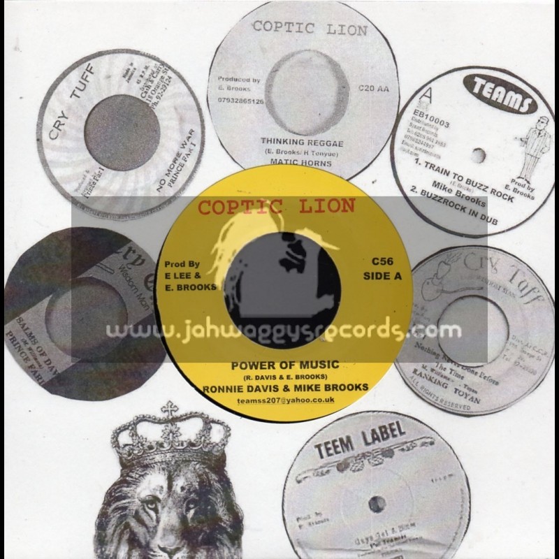 Coptic Lion-7"-Power Of Music / Ronnie Davis & Mike Brooks