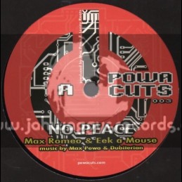 Powa Cuts-7"-No Peace / Max Romeo & Eek A Mouse