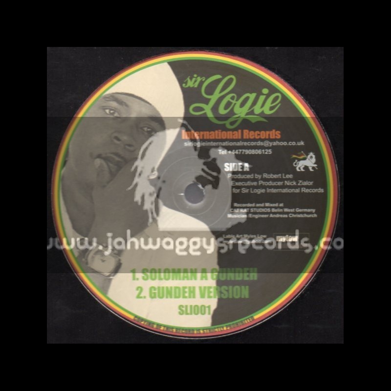Sir Logie International Records-12"-Soloman A Gundeh+Children Of War / Robert Lee