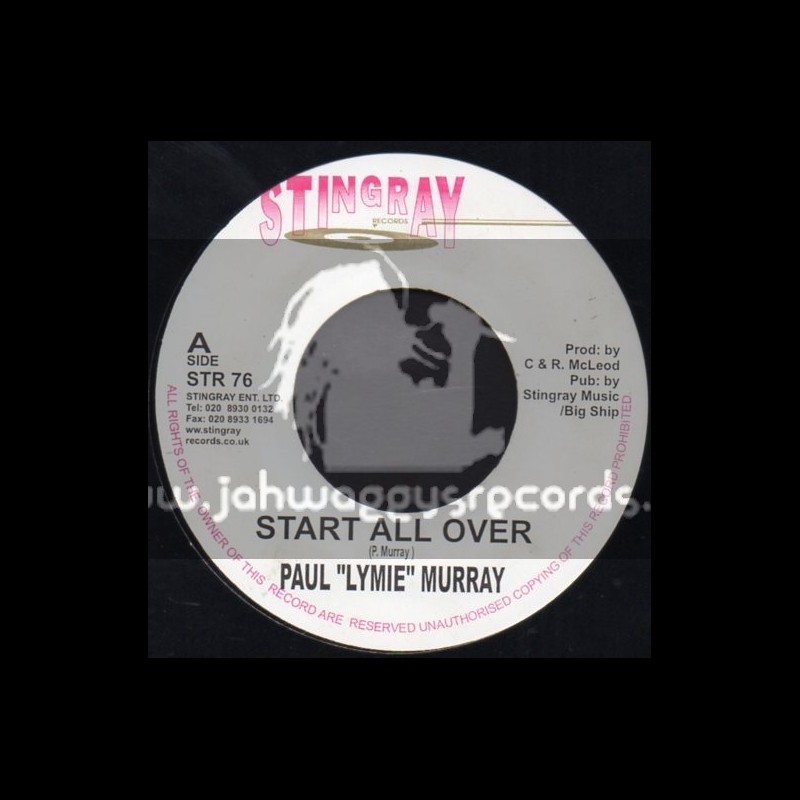 Stingray Records-7"-Start All Over / Paul Murray