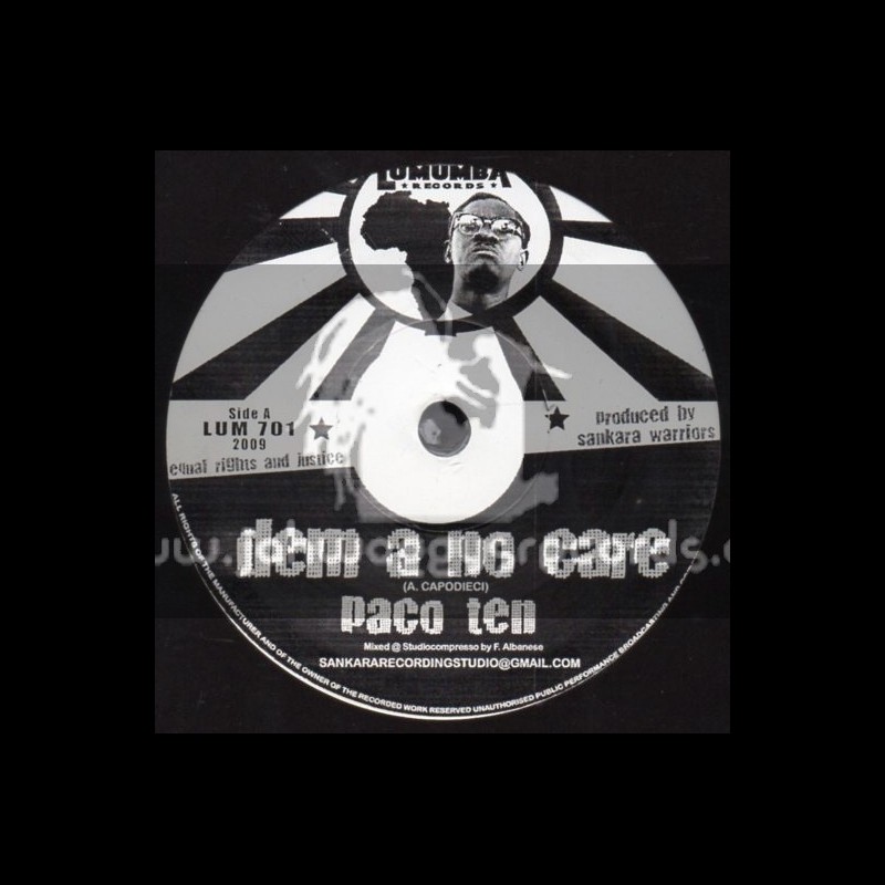 Lumumba Records-7"-Dem A No Care / Paco Ten
