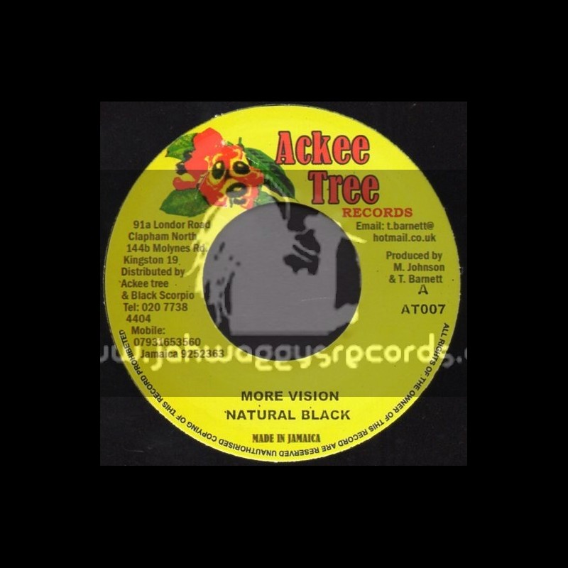 Ackee Tree Records-7"-More Vision / Natural Black