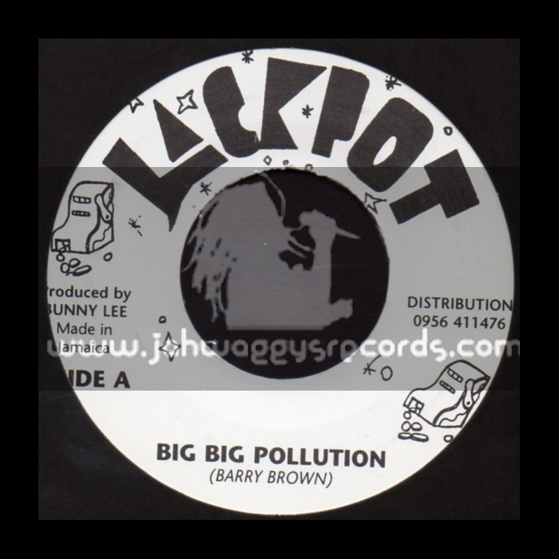 Jackpot-7"-Big Big Pollution / Barry Brown
