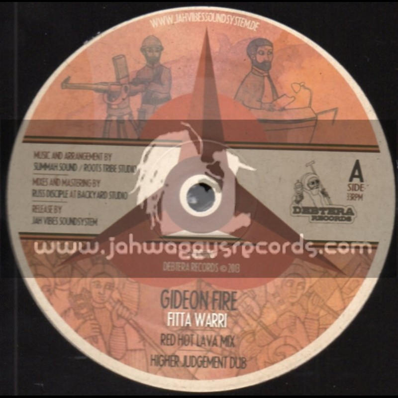 Debtera Records-12"-Gideon Fire / Fitta Warri + Righteous Warriors / King Dubear