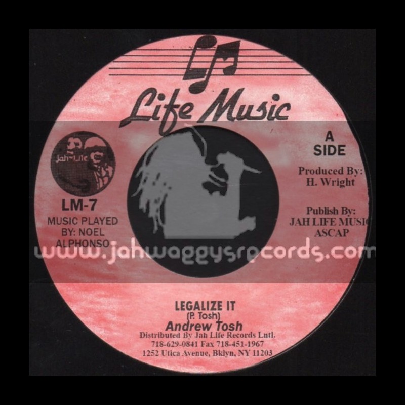 Life Music-7"-Legalize It / Andrew Tosh