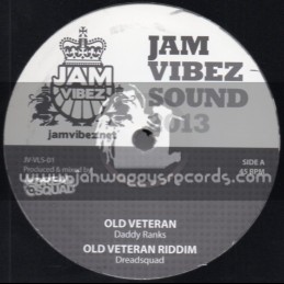 Jam Vibes Sound-12"-Old Veteran / Daddy Ranks