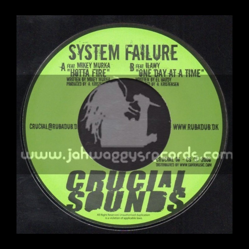 Crucial Sounds-7"-Hotter Fire / Mikey Murka + One Day At A Time / Ilawy