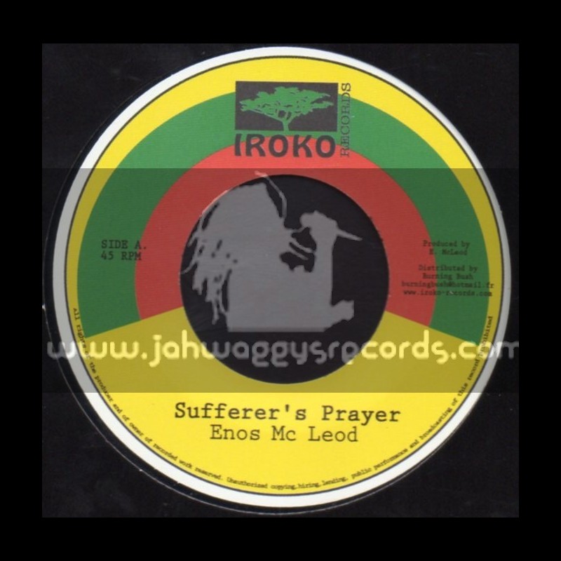 Iroko Records-7"-Sufferers Prayer / Enos Mc Leod