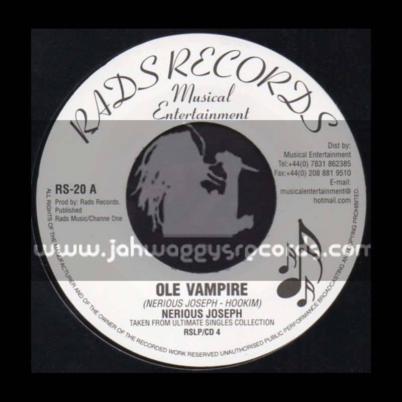 Rads Records-7"-Ole Vampire / Nerious Joseph