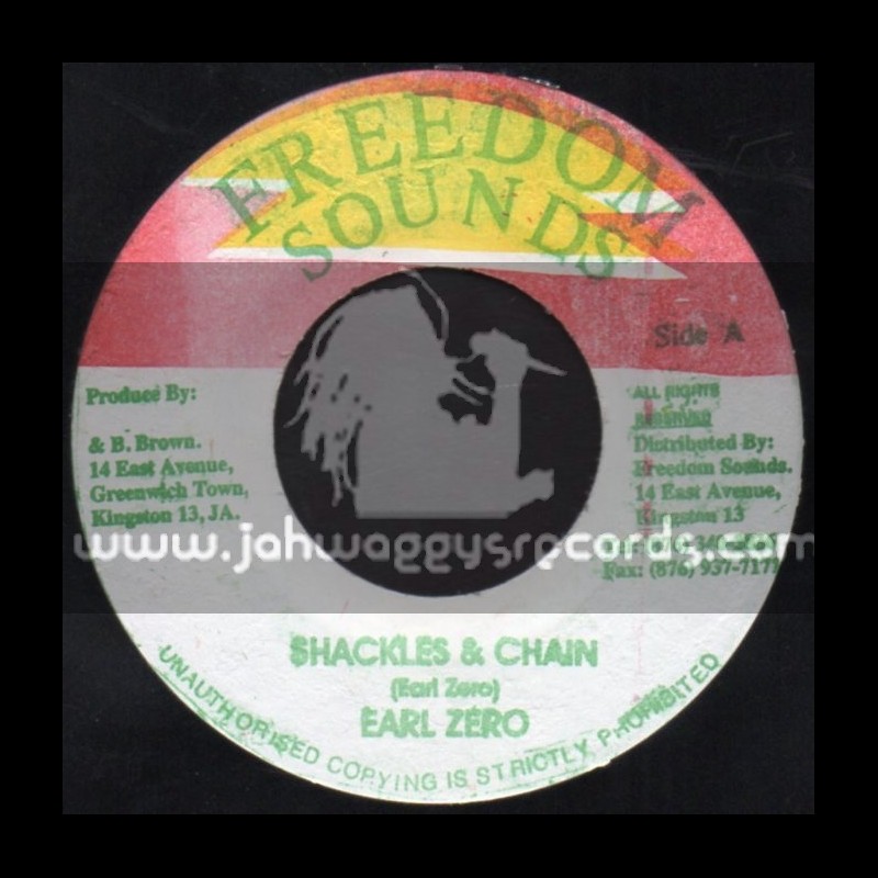 Freedom Sounds-7"-Shackles & Chains / Earl Zero