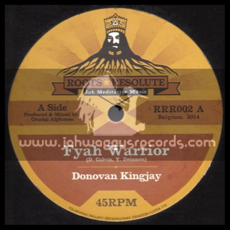Roots Resolute-12"-Fyah Warrior / Donovan Kingjay + Jah Shine Bright / Lyrical Benjie