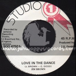 Studio 1-7"-Love In The Dance / Jim Brown
