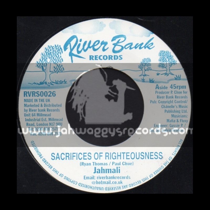 RiverBank Records-7"-Sacrifices Of Righteousness / Jahmali