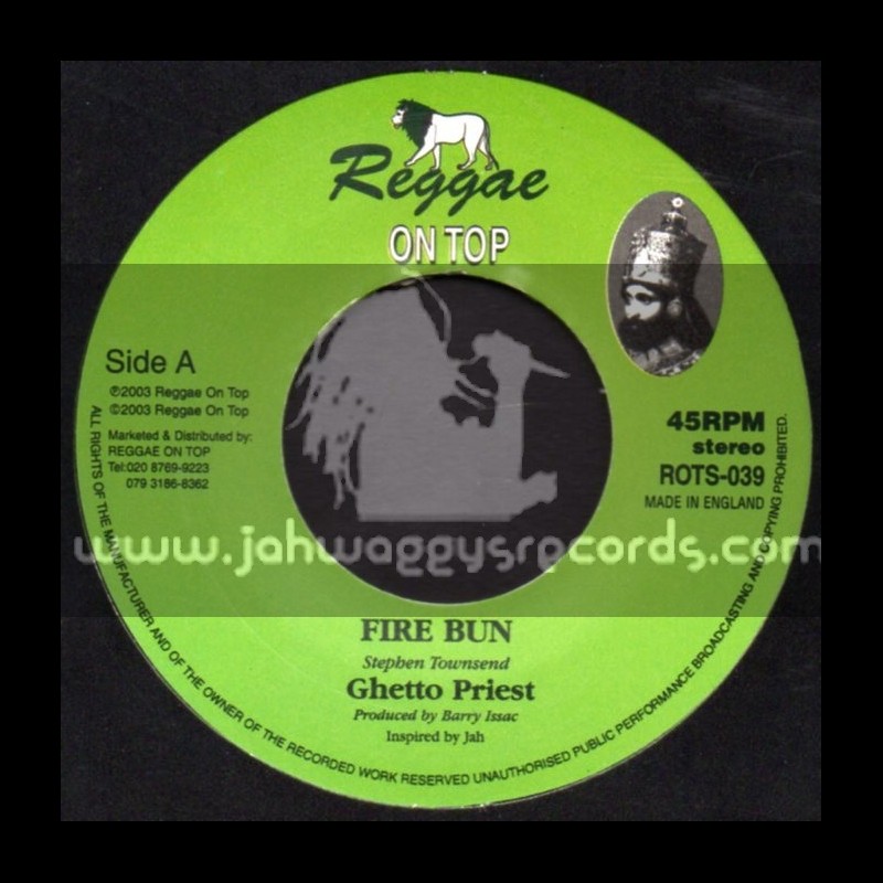 Reggae On Top-7"-Fire Bun / Ghetto Priest