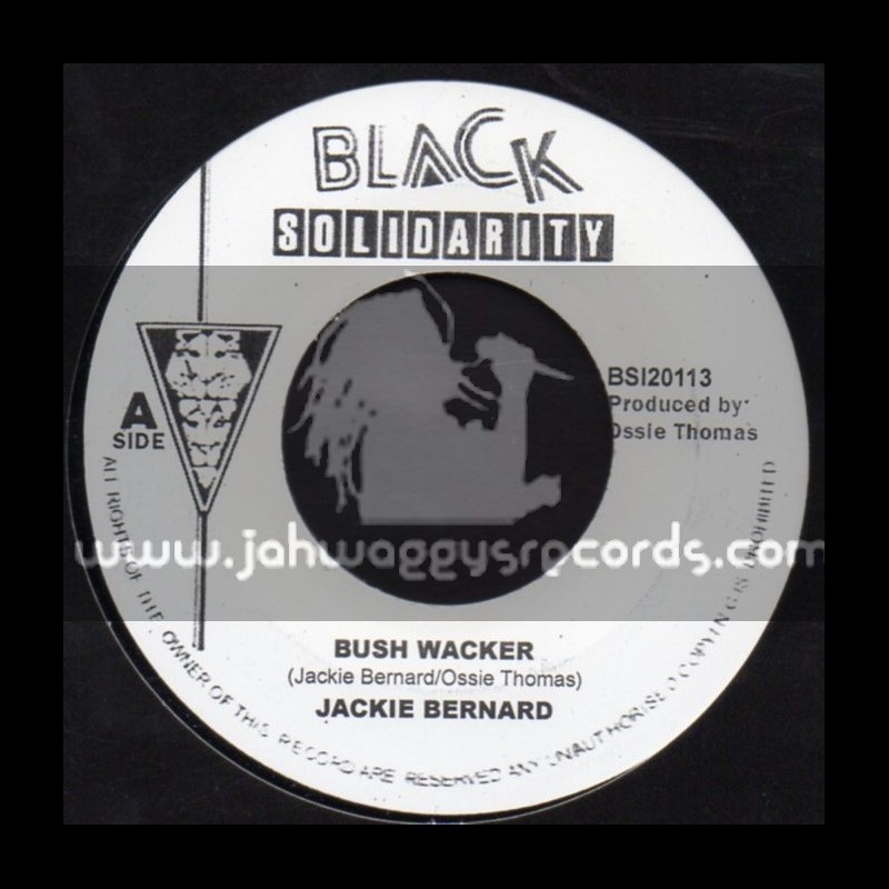 Black Solidarity-7"-Bush Wacker / Jackie Berard