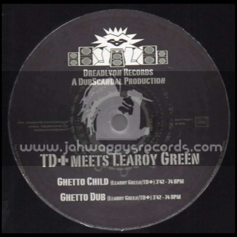 Dreadlyon Records-12"-Ghetto Child / TD+ Meets Leroy Green