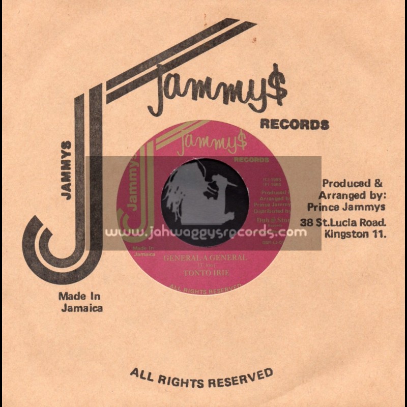 Jammys Records-7"-General A General / Tonto Irie