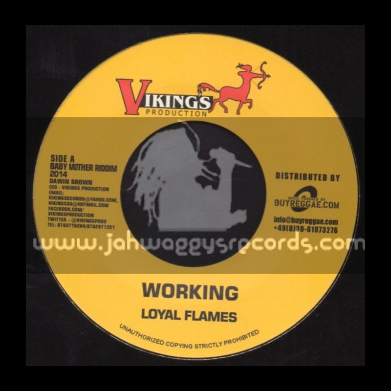 Vikings Productions-7"-Working / Loyal Flames + Save The Music / Exco Levi