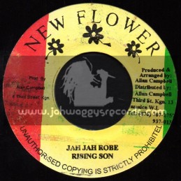 New Flower-7"-Jah Jah Robe / Rising Son
