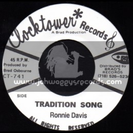 Clock Tower Records-7"-Tradition Song / Ronnie Davis