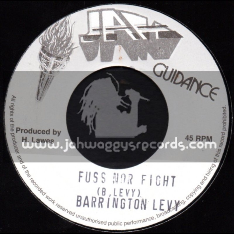 Jah Guidance-7"-Fuss Nor Fight / Barrington Levy