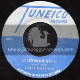 Tuneico Records-7"-Snake In The Grass / Larry Marshall + El Pussy Cat / Roland Alphonso