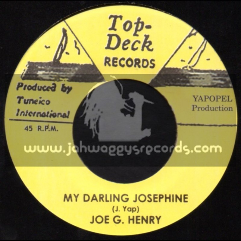 Top Deck Records-7"-My Darling Josephine + There She Goes / Joe G Henry 
