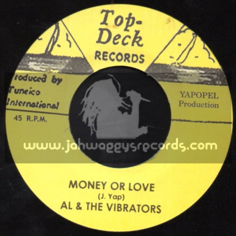 Top Deck Records-7"-Money Or Love / Al & The Vibrators + Certainly / Ferdy Nelson