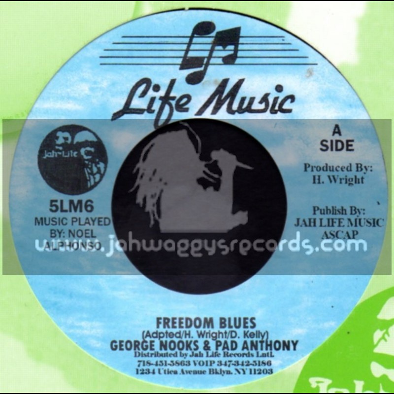 Life Music-7"-Freedom Blues / George Nooks & Pad Anthony