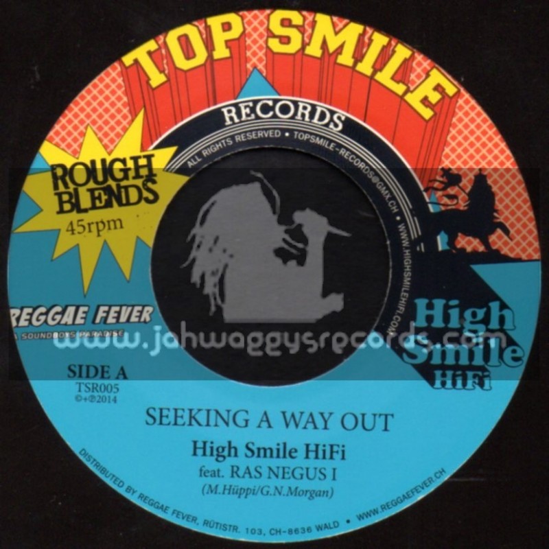 Top Smile Records-7"-Seeking A Way Out / Smile Hi Fi Feat. Ras Negus I