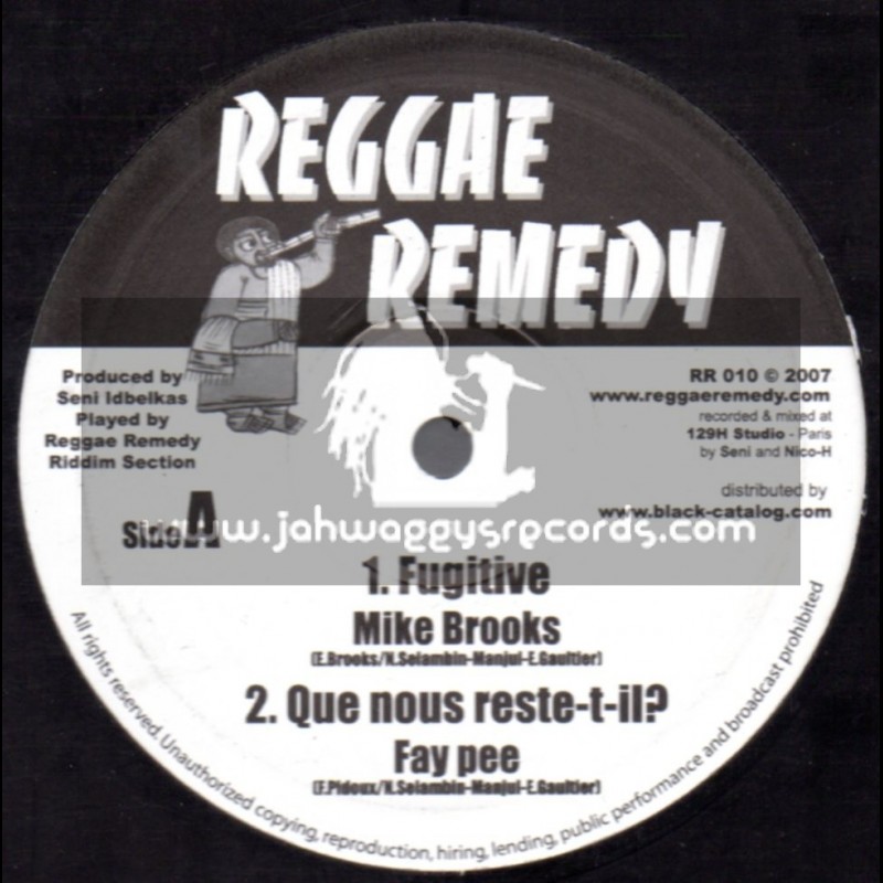 Reggae Remedy-10"-Fugitive / Mike Brooks